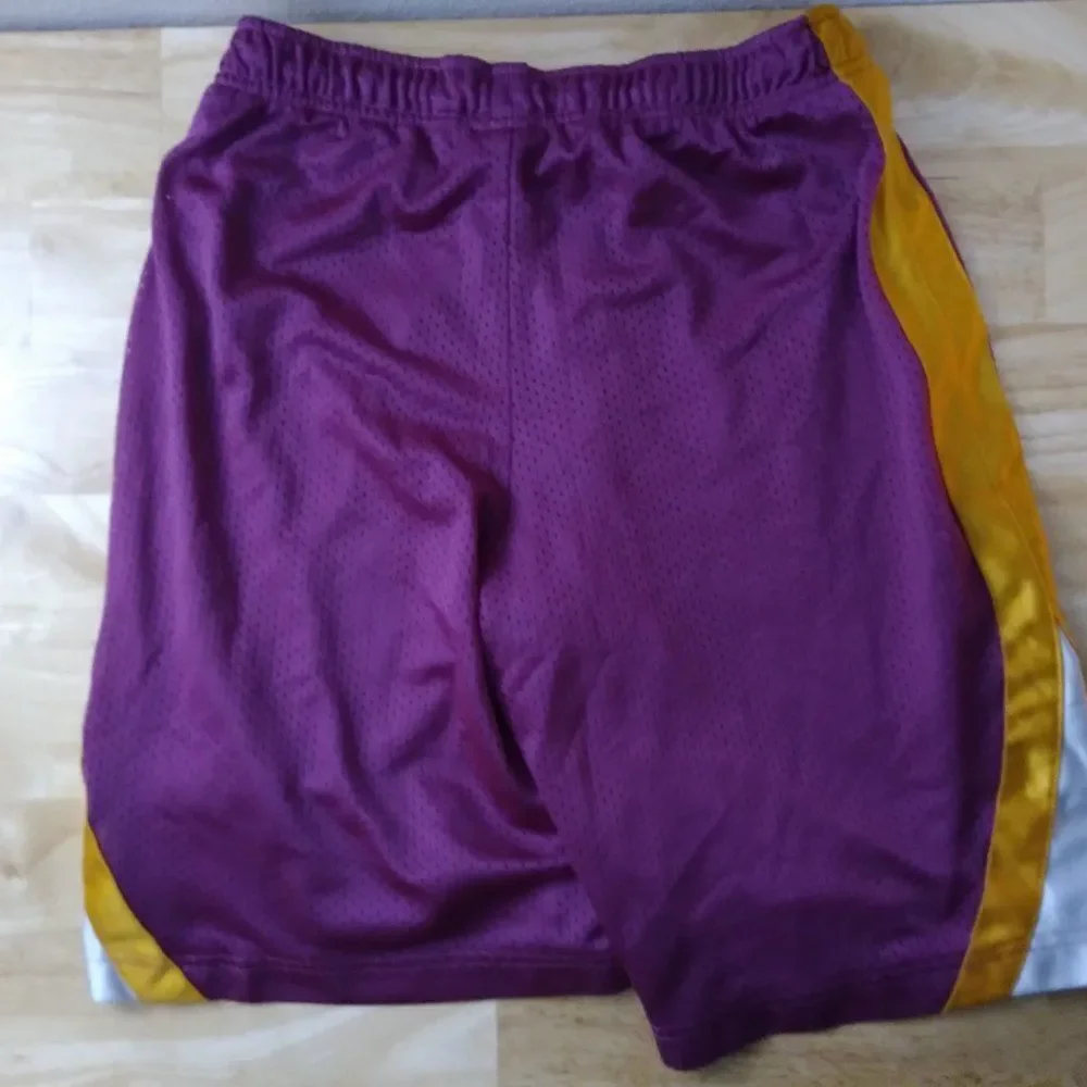 Vintage Nike Color Block Athletic Basketball Mesh Shorts